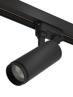 Трековый светильник CITY ZOOM NEW 20W 3000/4000/6000К 10°- 60° 4TRA 60х145mm | Черный корпус