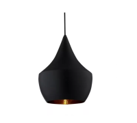 Люстра подвесная на трек Е27 дизайн TomDixon Black/Gold