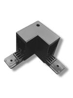 Соединитель пластиковый угол 90° для накладных трек-систем S20 54x54x54mm, Черный