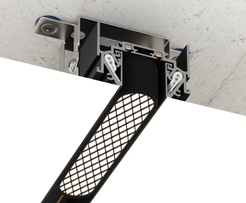 Трековая магнитная система для натяжных потолков MAGNETIC H5 48V 2TRA