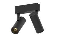 Трековый магнитный св-к SPOT  MAGNETIC H4 24V 6Wх2 24° 3000К/4000K/6000К OSRAM | Black Ø33х85mm