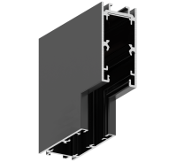 Угловой соединитель потолок-стена для шинопровода S10 | Черный