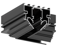 Угловой соединитель для трековой системы для натяжных потолков S10 Black