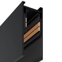 Трековая система универсальная MAGNETIC S15 48V 4TRA BLACK 3000x23.5x52mm