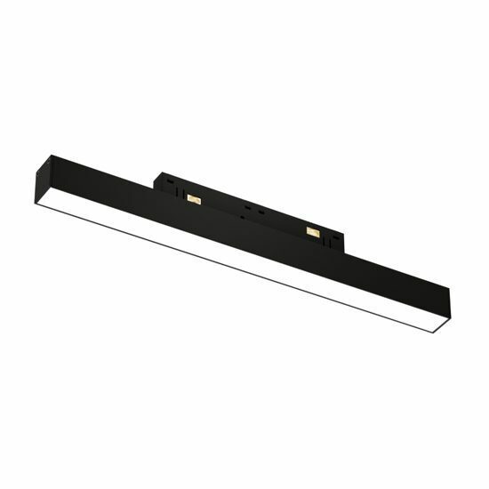 Светильник LINER MAGNETIC S15 48V 10W 120° 4000K CRI90 OSRAM | Черный корпус L300mm