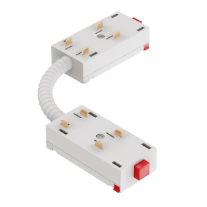 Запитывающий коннектор гибкий Magnetic S39 White