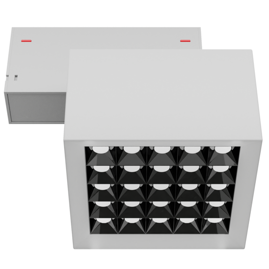 Светильник светодиодный MAGNETIC S39 X-SPOT 50W 25x2W OSRAM CRI90 4000K, White 119х119x78mm