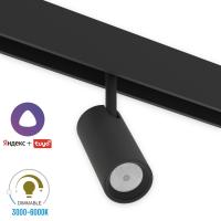 Светильник SPOT MAGNETIC S15 48V 10W 24° CRI90 OSRAM 3000-6000K TRIX | Черный корпус D35х80mm