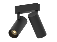 Трековый магнитный св-к SPOT  MAGNETIC H4 24V 12Wх2 24° 3000К/4000K/6000К OSRAM | Black  Ø43х110mm