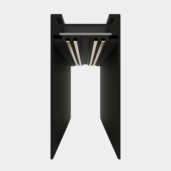 Трековая система серии MAGNETIC S39 220V 4TRA Black 1000х39х76mm
