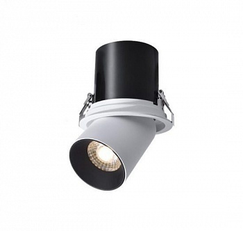 Светильник COLT 12W 4000К 36° | SPOT поворотно-выдвижной | WHITE Ø98mm