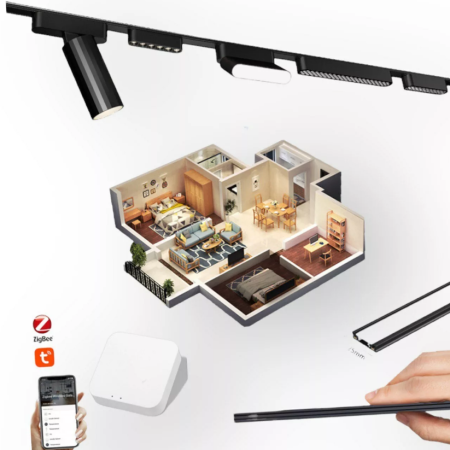 Угловой соединитель потолок-потолок для шинопровода H5 White