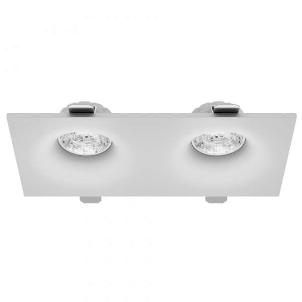 Светильник встраиваемый CITY DLV 2хMR16 GU5.3 WHITE | 190х95 H40mm