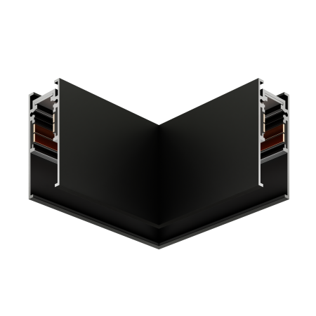 Угловой внутренний соединитель для шинопровода S15 | Черный