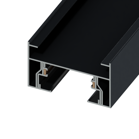 Трековая система серии CITY 2TRA | BLACK 1000x34x19mm | 220V