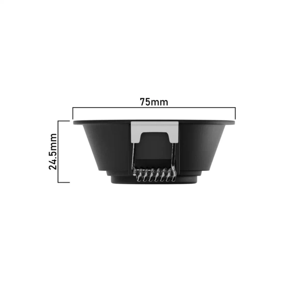 Светильник CITY SPOT 10W 3000К MODULE угол света 36 град. алюминий черный/ black, 220V, 75x50mm