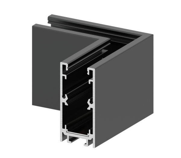 Угловой внутренний соединитель для шинопровода S10 | Черный