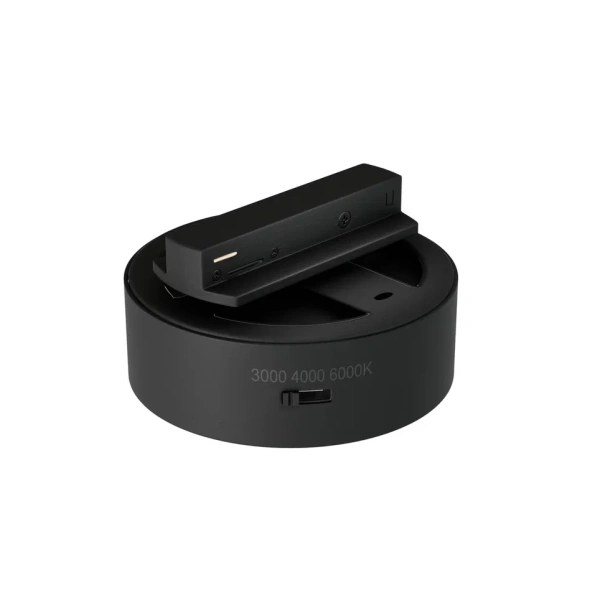 Трековый светильник RONDO 9W D93x30mm 3000К/4000K/6000К 2TRA | Черный корпус