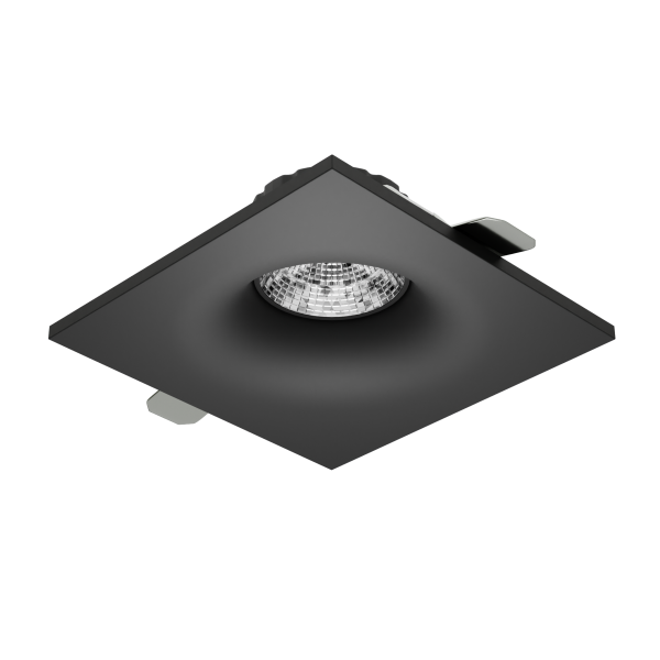 Светильник встраиваемый CITY DLV MR16 GU5.3 BLACK | 95х95 H40mm