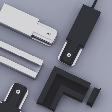 Трековая система серии CITY 2TRA | WHITE 3000x34x19mm | 220V