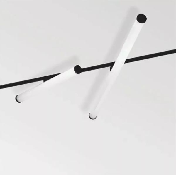 Светильник TUBE MAGNETIC S20 48V 20W 180° 3000-6000K Tuya Smart CRI90 OSRAM | Черный корпус L600mm