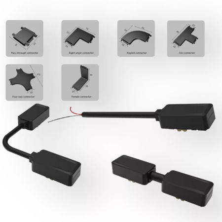 Коннектор для подключения гибкий H5 2TRA White