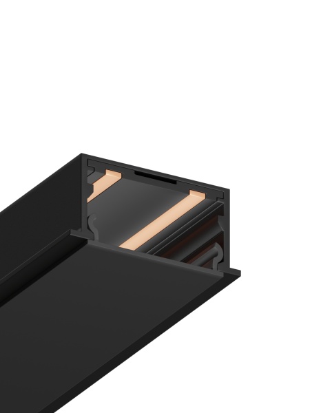 Трековая система встраиваемая MAGNETIC S25 48V 2TRA BLACK 1500x28.5x13.2mm