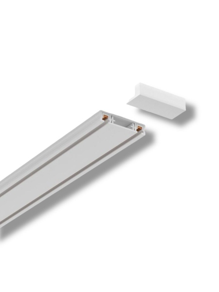 Трековая система накладная MAGNETIC H5 48V 2TRA WHITE 1500x25x5.5mm