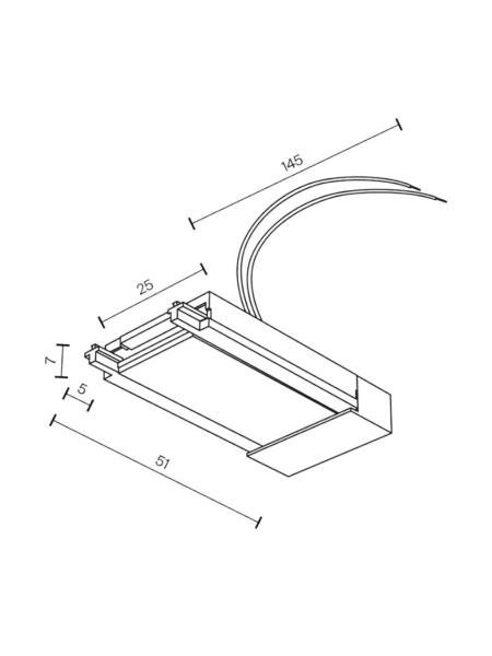 Коннектор для подключения с проводом H5 2TRA White