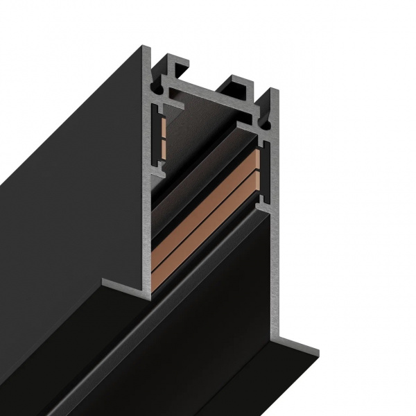 Трековая система MAGNETIC S20-V 48V 4TRA BLACK 1500x56x45mm