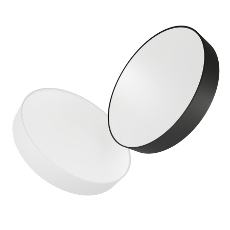 Светильник накладной RONDO 84W Black 3000K | Ø600x60mm 