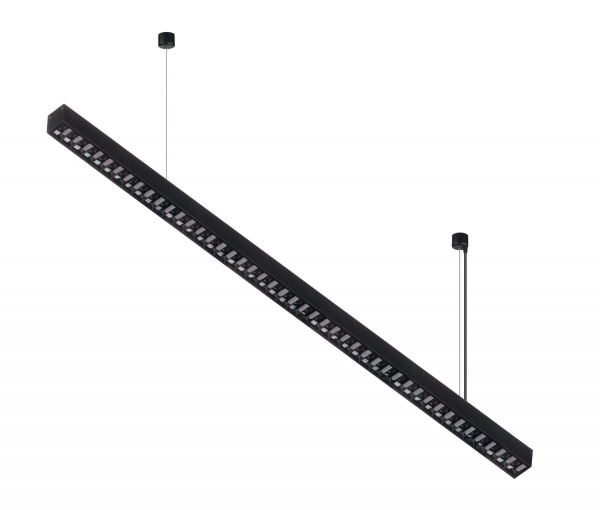 Светильник LINER T33 BLACK MASK 60W 3000К EPISTAR CRI90 48° IP40 Черный корпус 1204x33x34mm | 220V