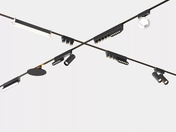 Угловой соединитель потолок-стена для шинопровода H4, Black