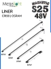 Светильник LINER MAGNETIC S25 48V 10W 120° 4000K CRI90 OSRAM | Черный корпус L295mm