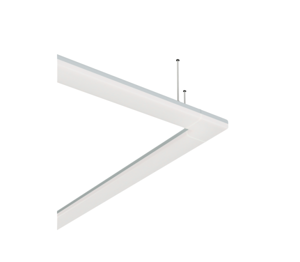 Линейный светильник серии LINER/M 50W 4000К, 1200х75х35мм Silver