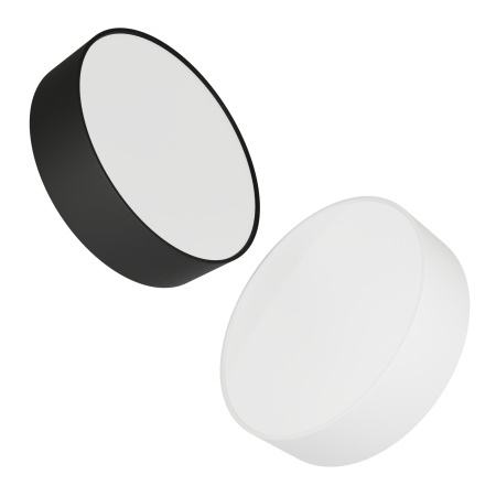 Светильник накладной RONDO 24W Black 3000K | Ø220x60mm 