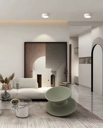 Светильник накладной RONDO 12W D133x30mm 3000К/4000K/6000К Black