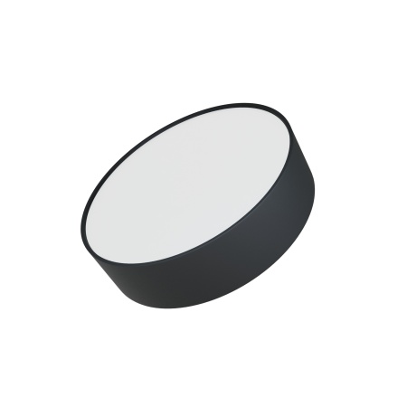 Светильник накладной RONDO 24W Black 3000K | Ø220x60mm 