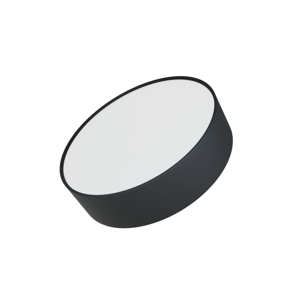 Светильник накладной RONDO 24W Black 4000K | Ø220x60mm 