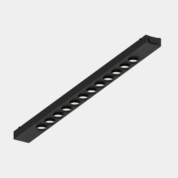 Светильник LINER BLACK MASK MAGNETIC S25 48V 12W 36° 3000K CRI90 OSRAM | Черный корпус L295mm