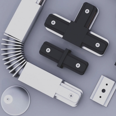 Трековая система серии CITY 2TRA | WHITE 3000x34x19mm | 220V