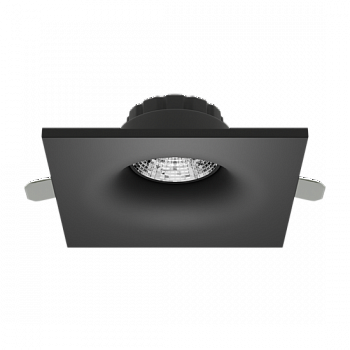 Светильник встраиваемый CITY DLV MR16 GU5.3 BLACK | 95х95 H40mm