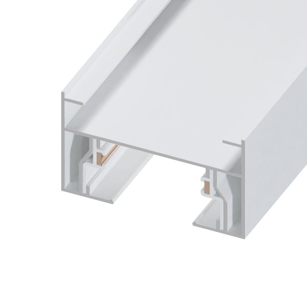 Трековая система серии CITY 2TRA | WHITE 3000x34x19mm | 220V
