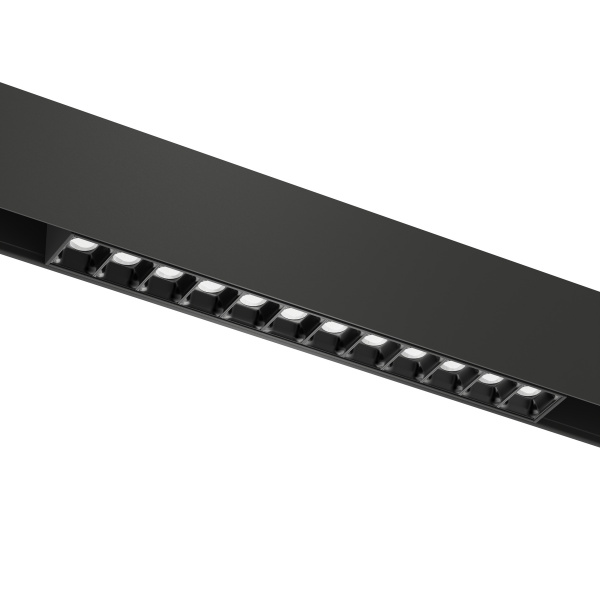 Светильник LINER BLACK MASK MAGNETIC S20 48V 12W 36° 4000K CRI90 OSRAM | Черный корпус L220mm