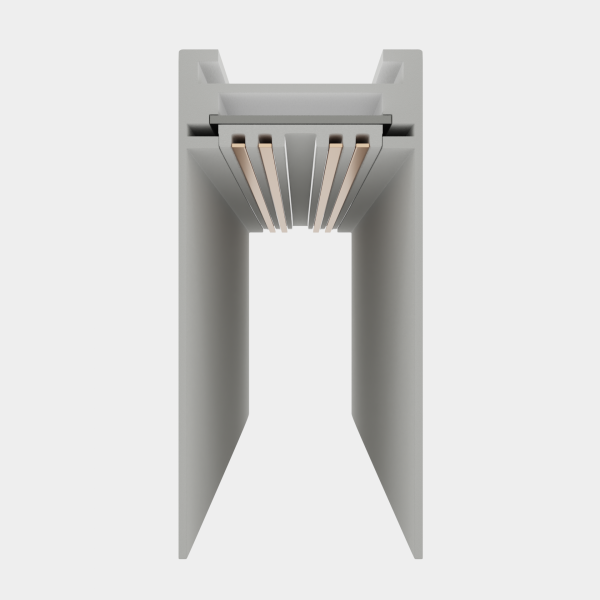 Трековая система серии MAGNETIC S39 220V 4TRA White 2000х39х76mm