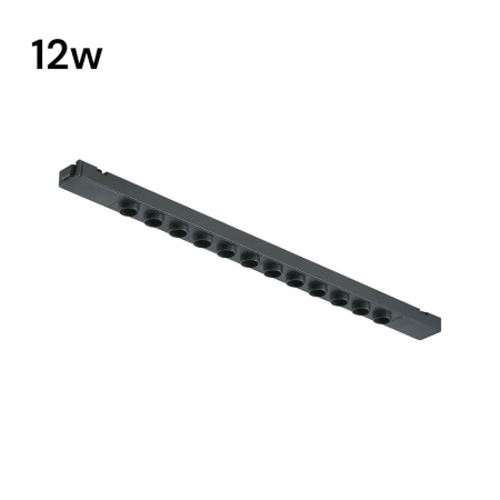 Светильник LINER BLACK MASK MAGNETIC S25 48V 12W 36° 4000K CRI90 OSRAM | Черный корпус L295mm