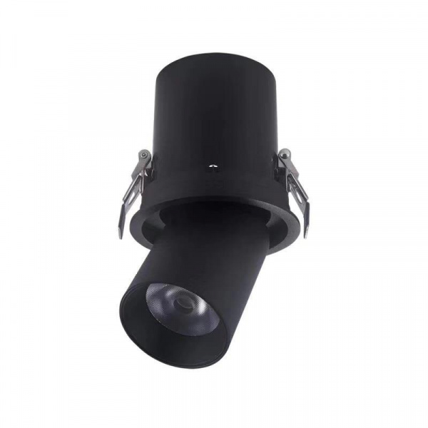 Светильник COLT 12W 4000К 36° | SPOT поворотно-выдвижной | BLACK Ø89mm