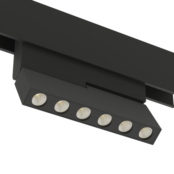 Светильник SPOT BLACK BOOK MAGNETIC S15 48V 6W 36° CRI90 OSRAM 4000K | Черный корпус L118хH100mm