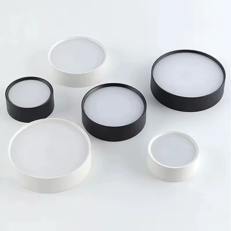 Светильник накладной RONDO 12W D133x30mm 3000К/4000K/6000К Black