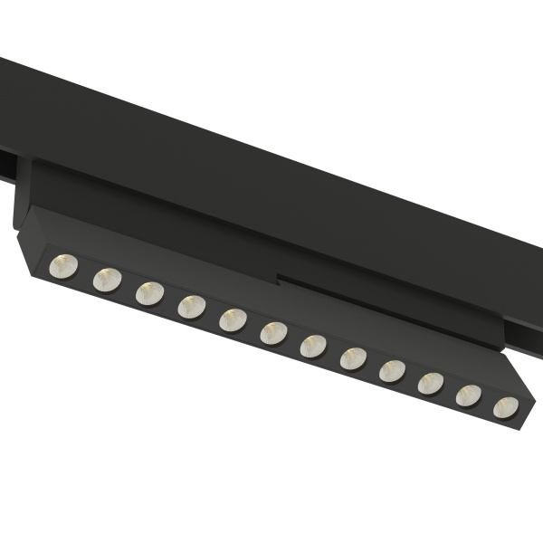 Светильник SPOT BLACK BOOK MAGNETIC S15 48V 12W 36° CRI90 OSRAM 3000K | Черный корпус L232хH100mm